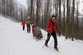 Rennsteig im Winter mit 2 Kindern | Rennsteig zu Fuß und mit Ski | abenteuerkultur